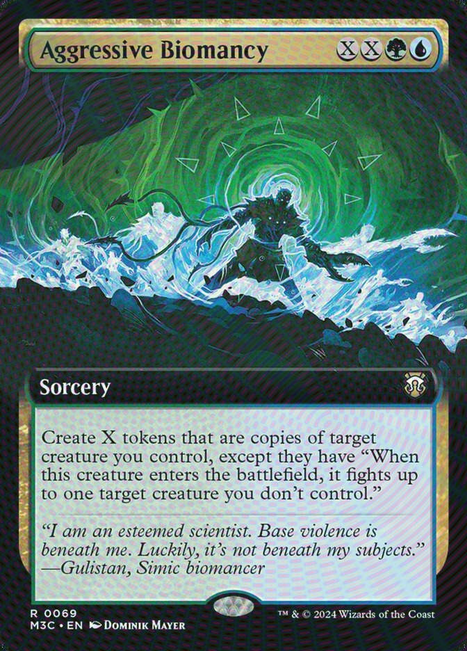 Aggressive Biomancy (M3C) (69) / Extended Art / Ripple Foil