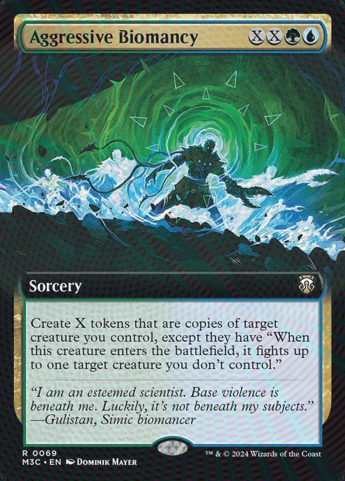 Aggressive Biomancy (M3C) (69) / Extended Art / Ripple Foil