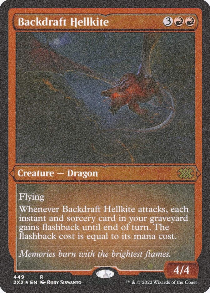 Backdraft Hellkite (2X2) (449) / Foil Etched
