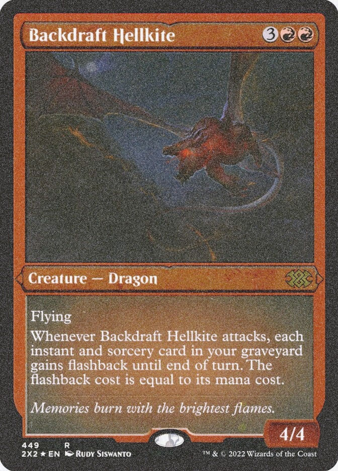 Backdraft Hellkite (2X2) (449) / Foil Etched