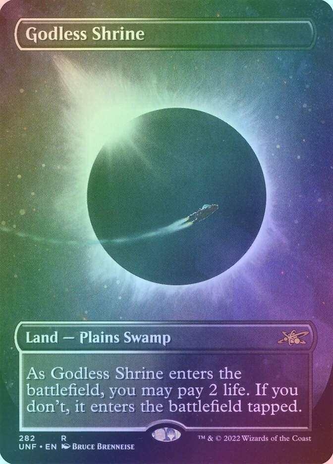 Godless Shrine (UNF) (282) / Borderless / Foil