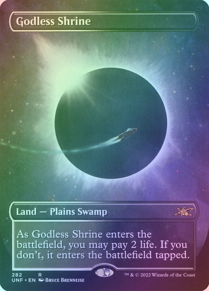 Godless Shrine (UNF) (282) / Borderless / Foil
