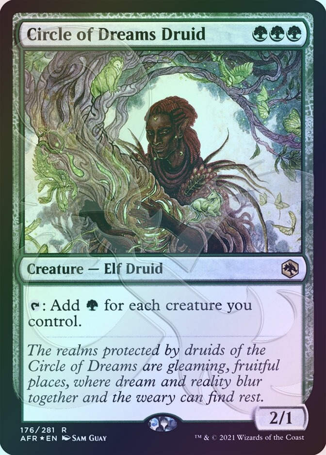 Circle of Dreams Druid (PAFR) (176a) / Embossed Foil