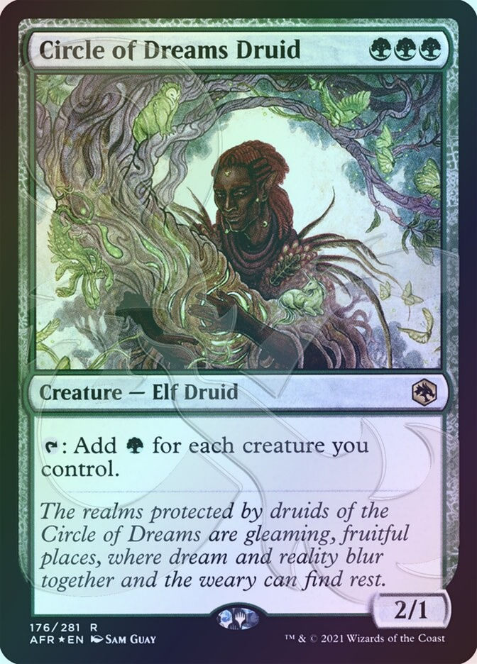 Circle of Dreams Druid (PAFR) (176a) / Embossed Foil