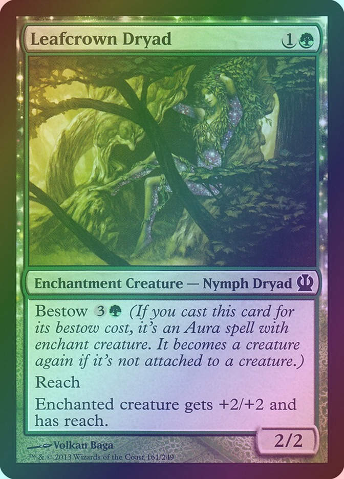 Leafcrown Dryad (THS) (161) / Foil