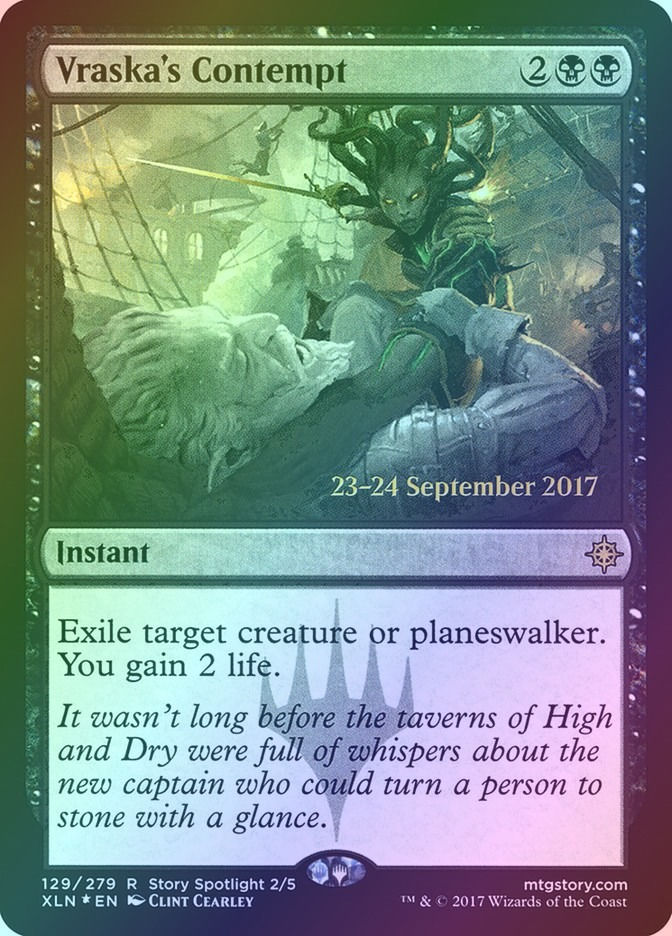 Vraska's Contempt (PXLN) (129s) / Foil