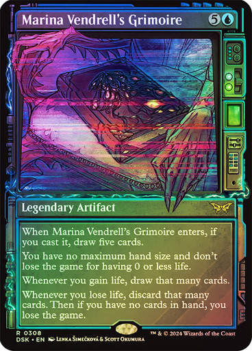 Marina Vendrell's Grimoire (DSK) (308) / Foil / Showcase
