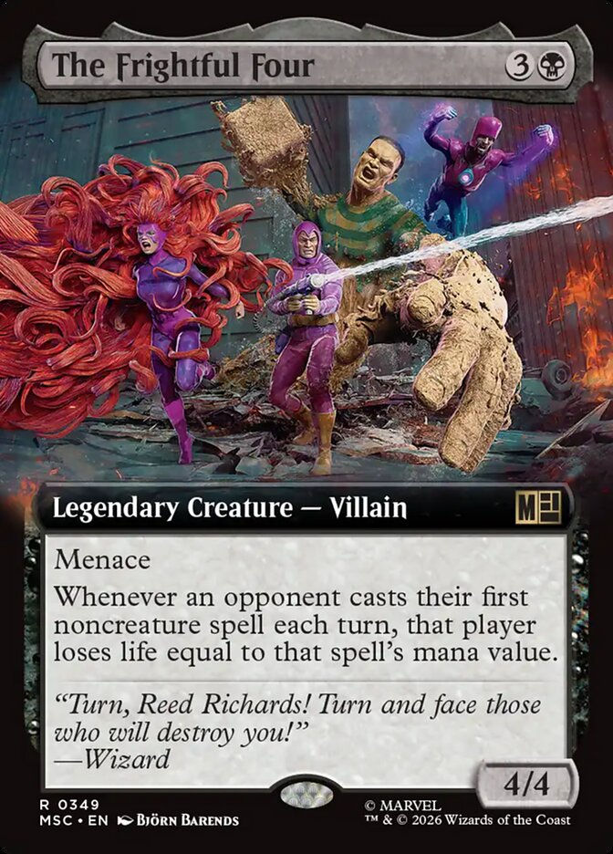 The Frightful Four (MSC) (349) / Extended Art