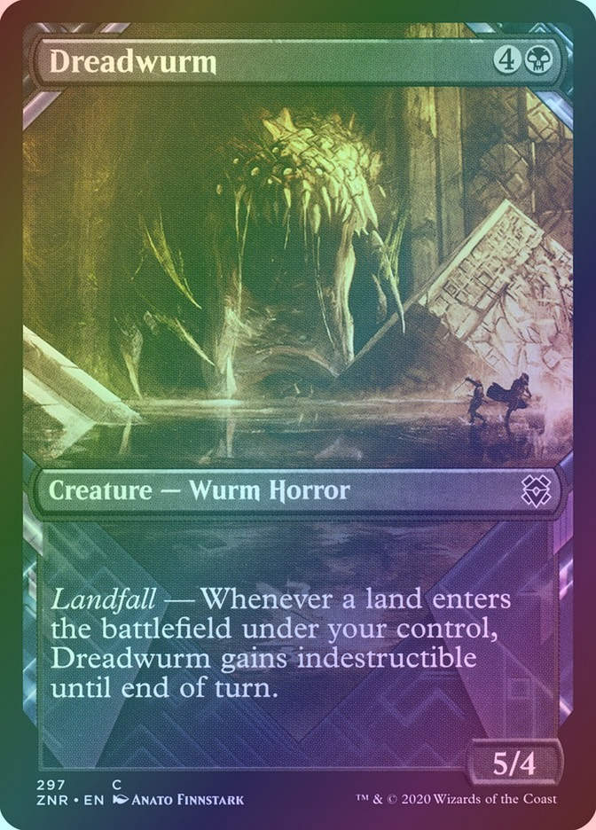 Dreadwurm (ZNR) (297) / Showcase / Foil