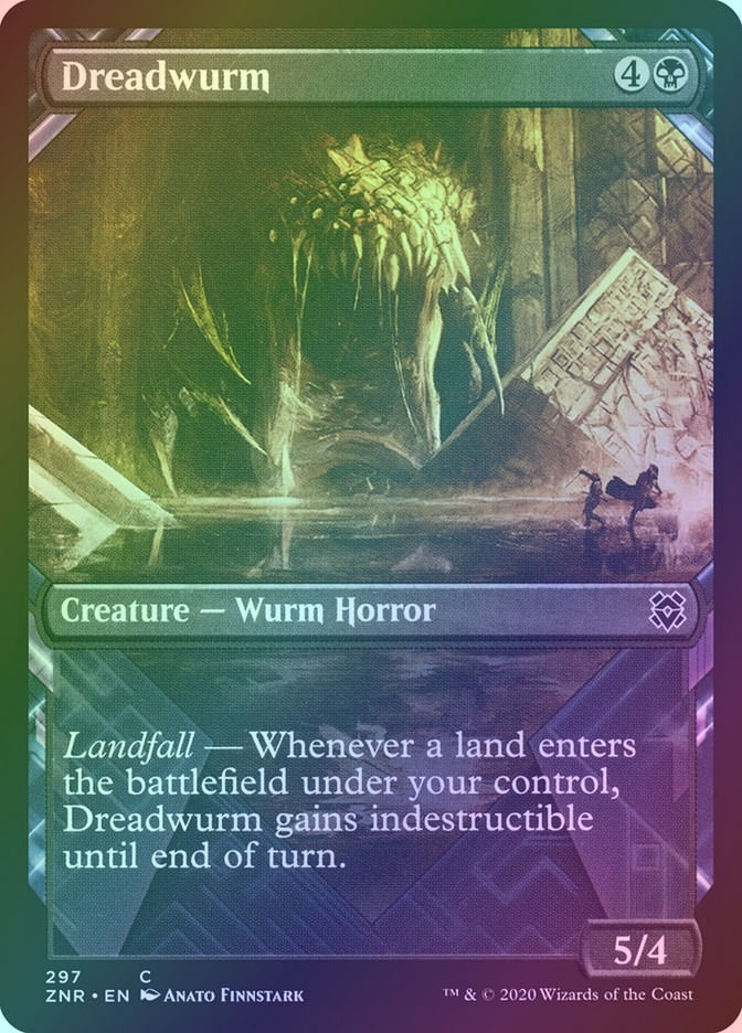 Dreadwurm (ZNR) (297) / Showcase / Foil