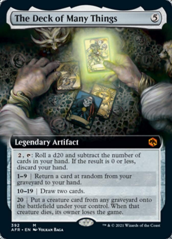 The Deck of Many Things (AFR) / Extended Art