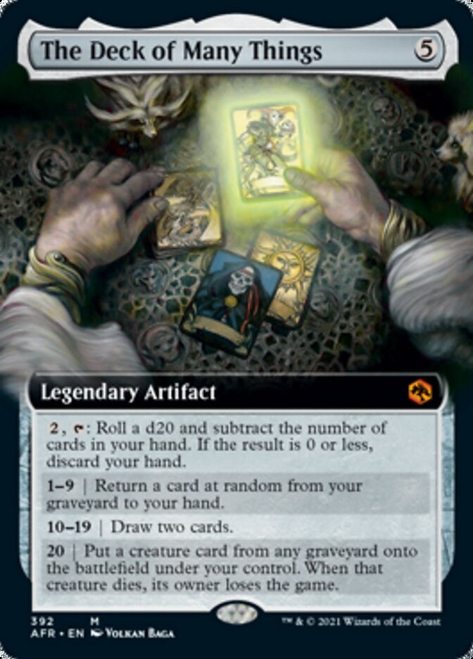 The Deck of Many Things (AFR) / Extended Art