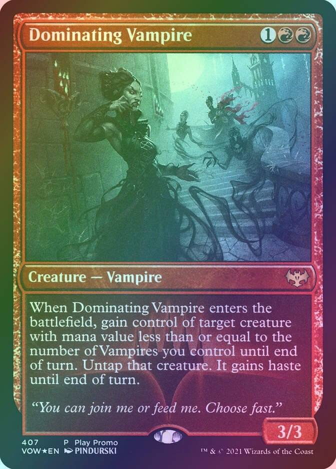 Dominating Vampire (VOW) (407) / Foil
