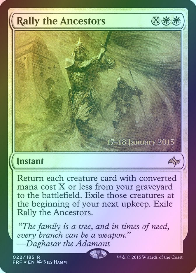 Rally the Ancestors (PFRF) (22s) / Foil