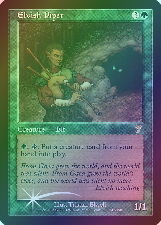 Elvish Piper (7ED) (242★) / Foil