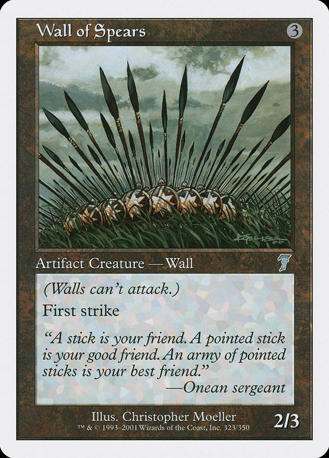 Wall of Spears (7ED) (323)