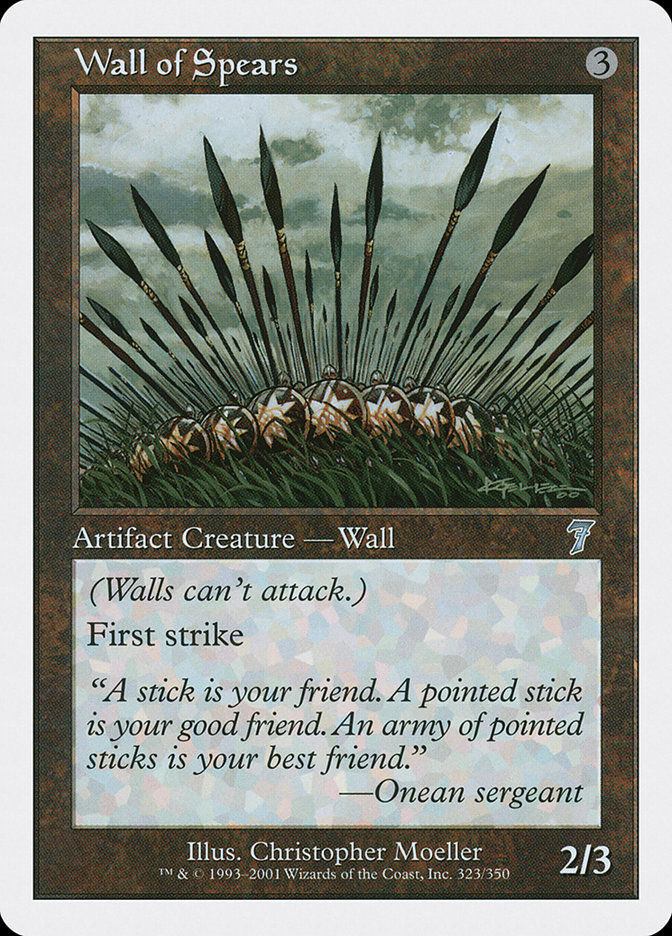 Wall of Spears (7ED) (323)