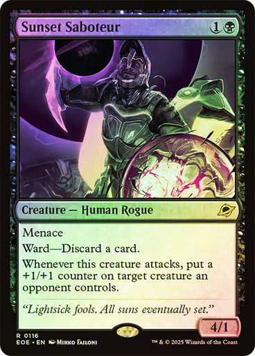 Sunset Saboteur (EOE) (116) / Foil