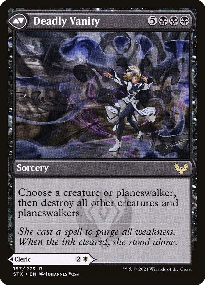 Selfless Glyphweaver // Deadly Vanity (STX) (157) — cara 2 de 2