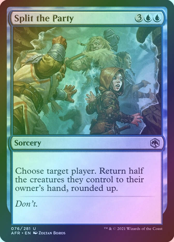 Split the Party (AFR) (76) / Foil