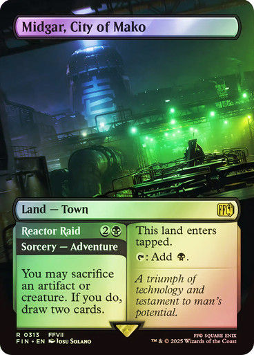 Midgar, City of Mako // Reactor Raid (FIN) (313) / Borderless / Foil