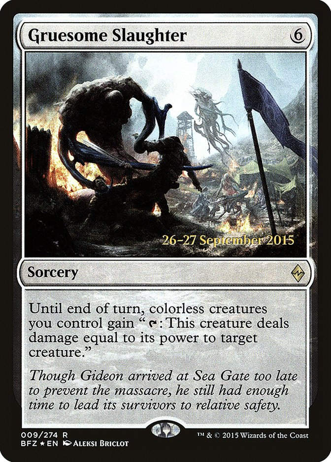 Gruesome Slaughter (PBFZ) (9s) / Foil