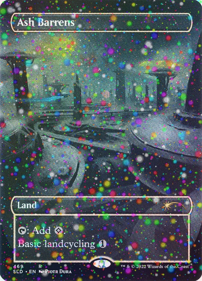 Ash Barrens (SLD) (469) / Borderless / Galaxy Foil