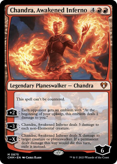 Chandra, Awakened Inferno (cmm) (Commander Deck)