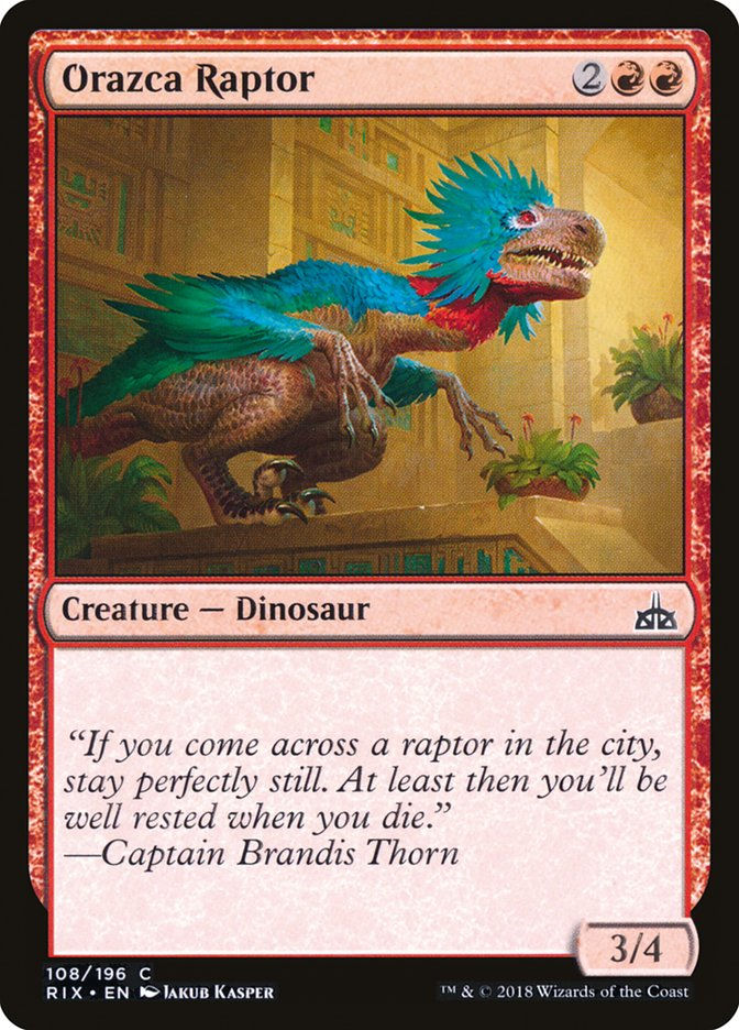 Orazca Raptor (RIX) (108)