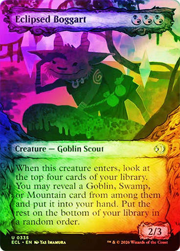 Eclipsed Boggart (ECL) (335) / Showcase / Foil