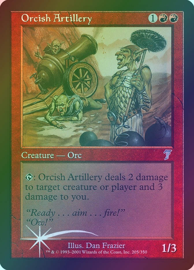 Orcish Artillery (7ED) (205★) / Foil