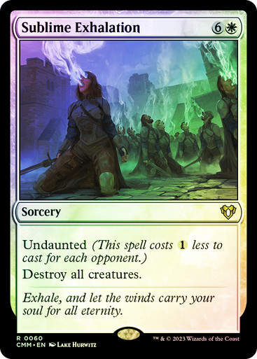 Sublime Exhalation (cmm) / Foil