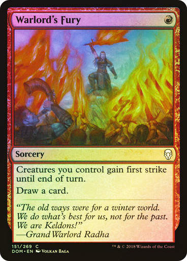 Warlord's Fury (DOM) (151) / Foil