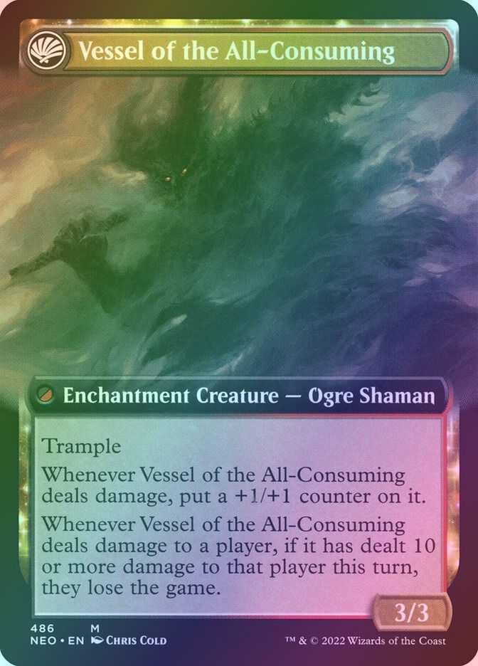 Hidetsugu Consumes All // Vessel of the All-Consuming (NEO) (486) / Foil — cara 2 de 2