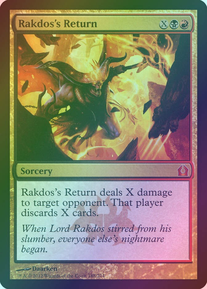 Rakdos's Return (RTR) (188) / Foil