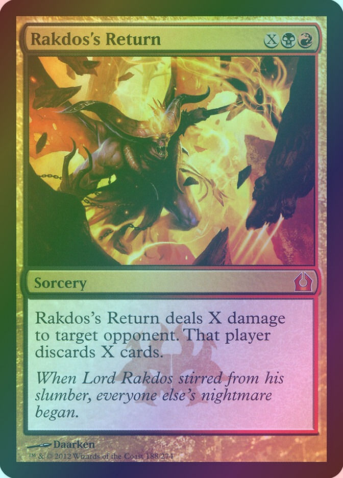 Rakdos's Return (RTR) (188) / Foil