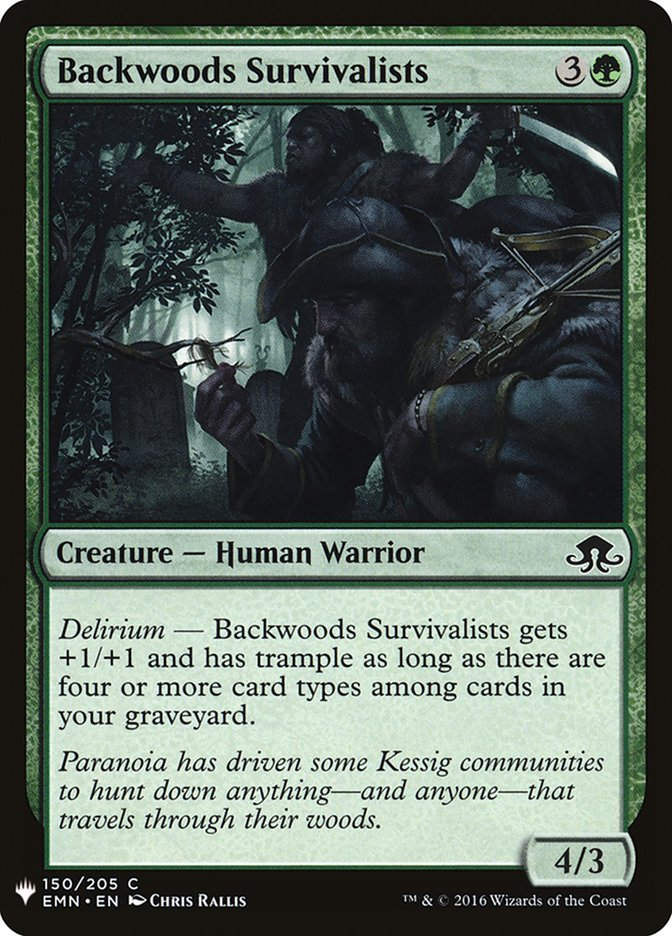 Backwoods Survivalists (MYS)