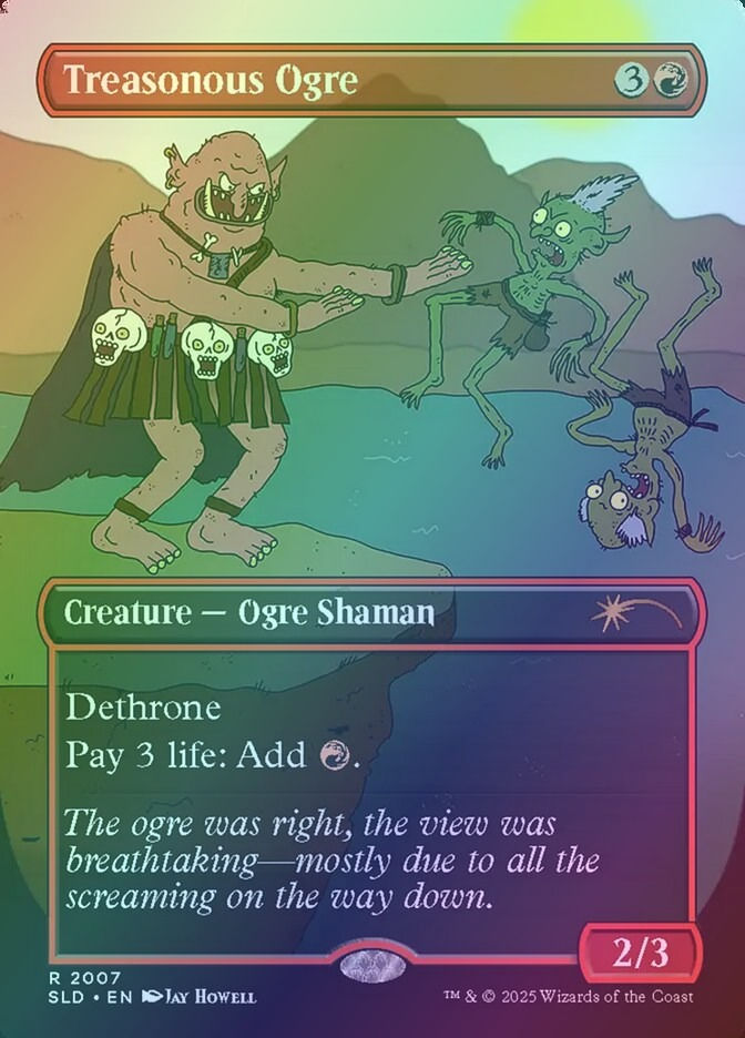 Treasonous Ogre (SLD) (2007) / Borderless / Foil