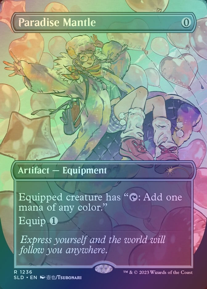 Paradise Mantle (SLD) (1236) / Borderless / Foil