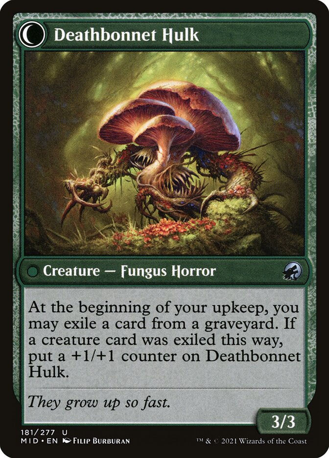 Deathbonnet Sprout // Deathbonnet Hulk (MID) (181) — cara 2 de 2