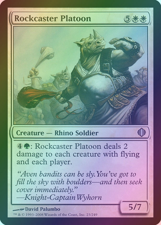 Rockcaster Platoon (ALA) (23) / Foil