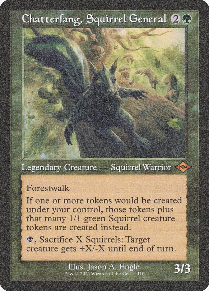 Chatterfang, Squirrel General (MH2) (410) / Foil Etched