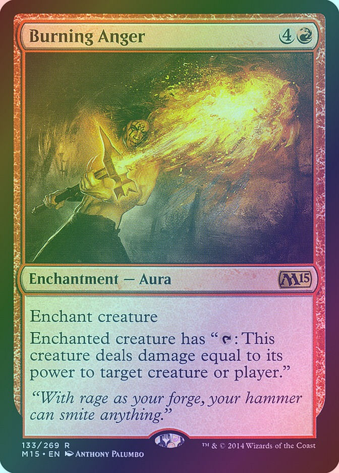 Burning Anger (M15) (133) / Foil