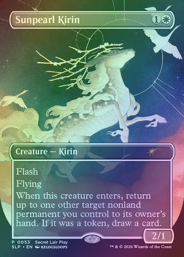 Sunpearl Kirin (SLP) (53) / Borderless / Foil | MTG Wolf México