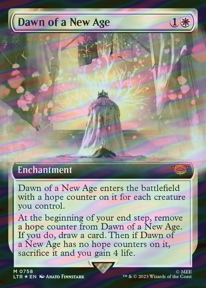 Dawn of a New Age (LTR) (758) / Extended Art / Surge Foil