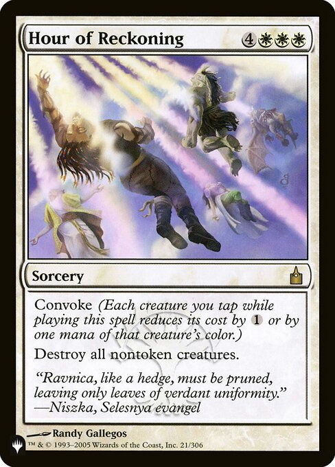 Hour of Reckoning (PLST) (RAV-21)