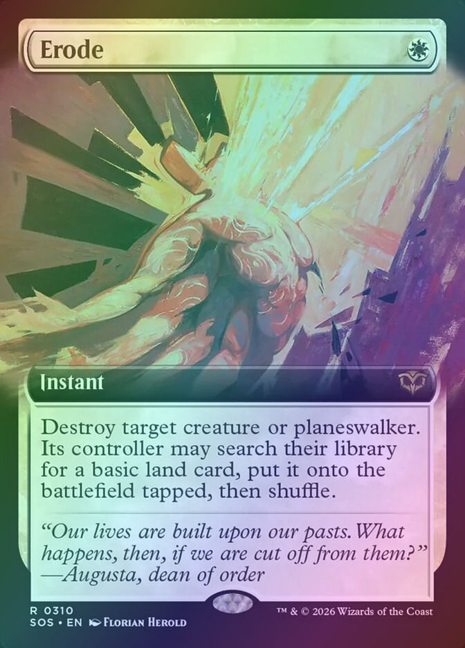 Erode (SOS) (310) / Extended Art / Foil