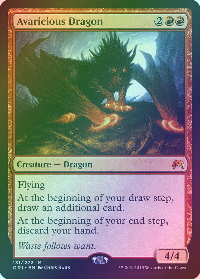 Avaricious Dragon (ORI) (131) / Foil