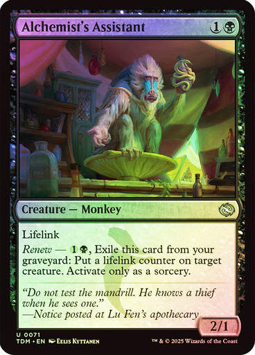 Alchemist's Assistant (TDM) (71) / Foil