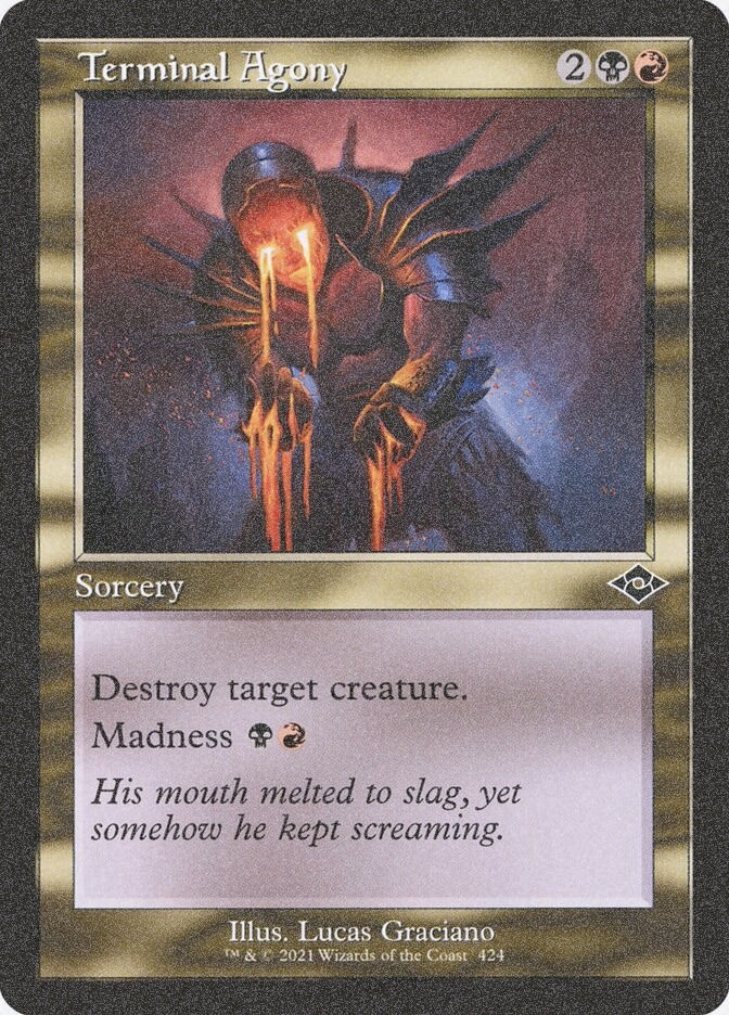 Terminal Agony (MH2) (424) / Foil Etched